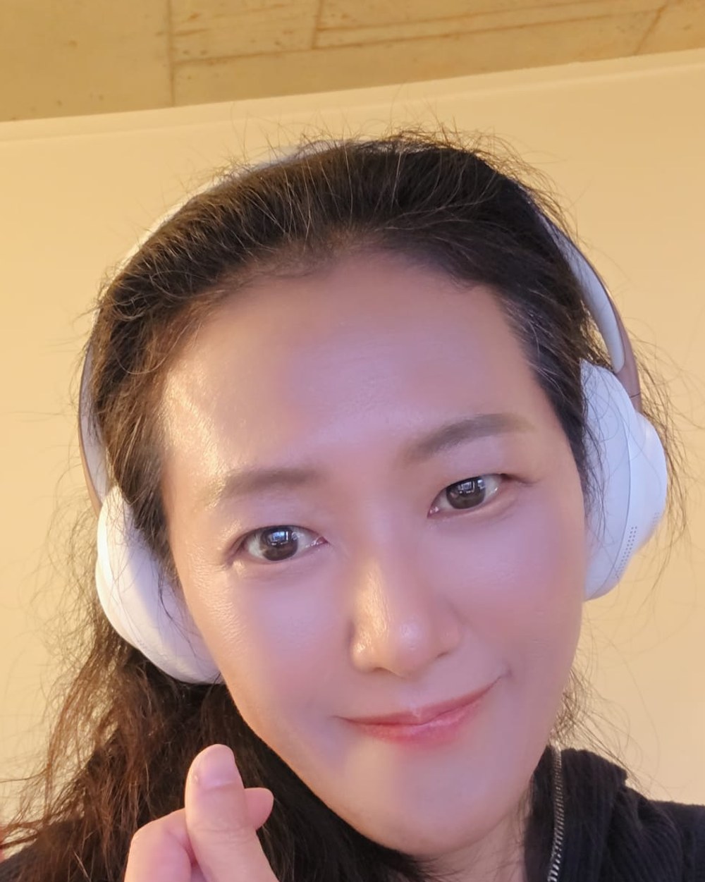 Emma Kwon in the studio