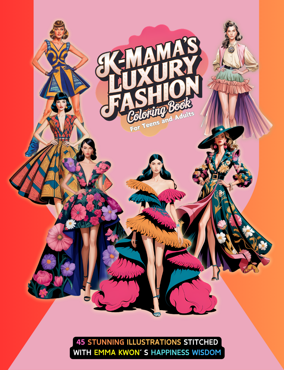 English K-MAMA coloring book cover